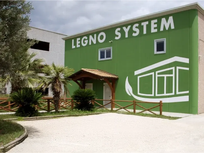 Cantiere di casa in legno X-LAM — Legno System, Nereto (TE), Abruzzo