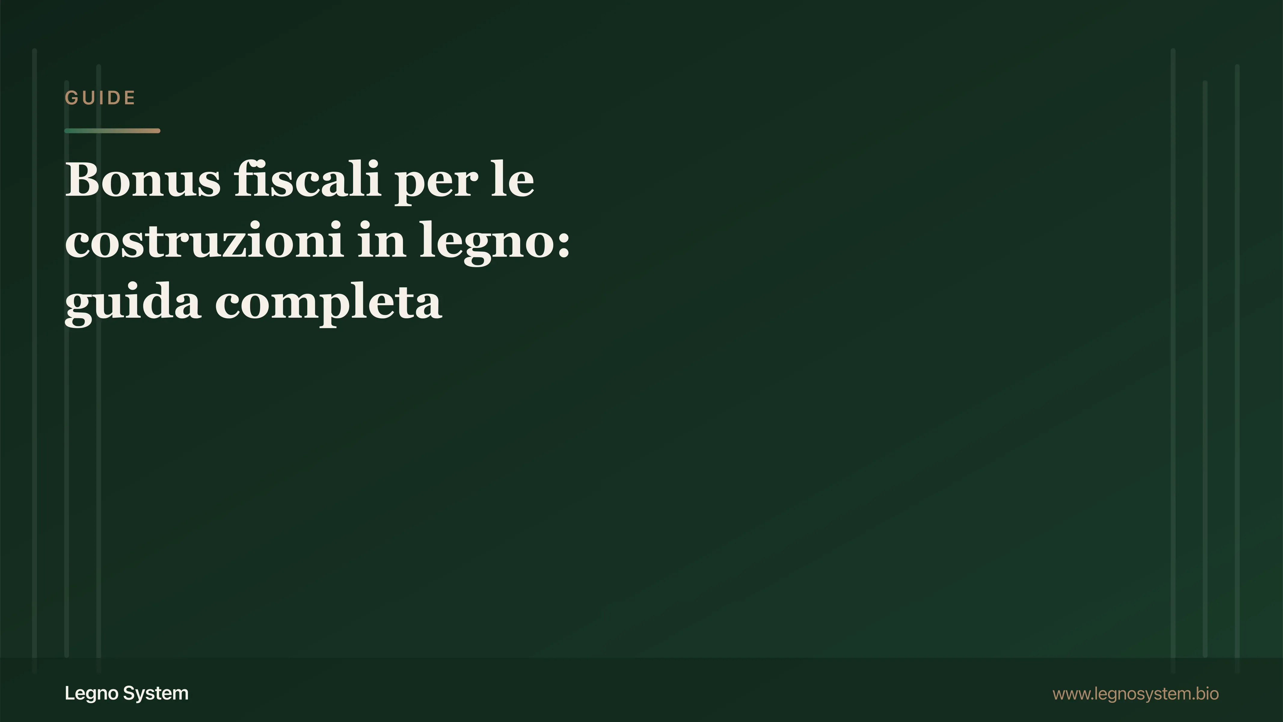 Casa in legno in cantiere con cartello lavori — incentivi fiscali 2026