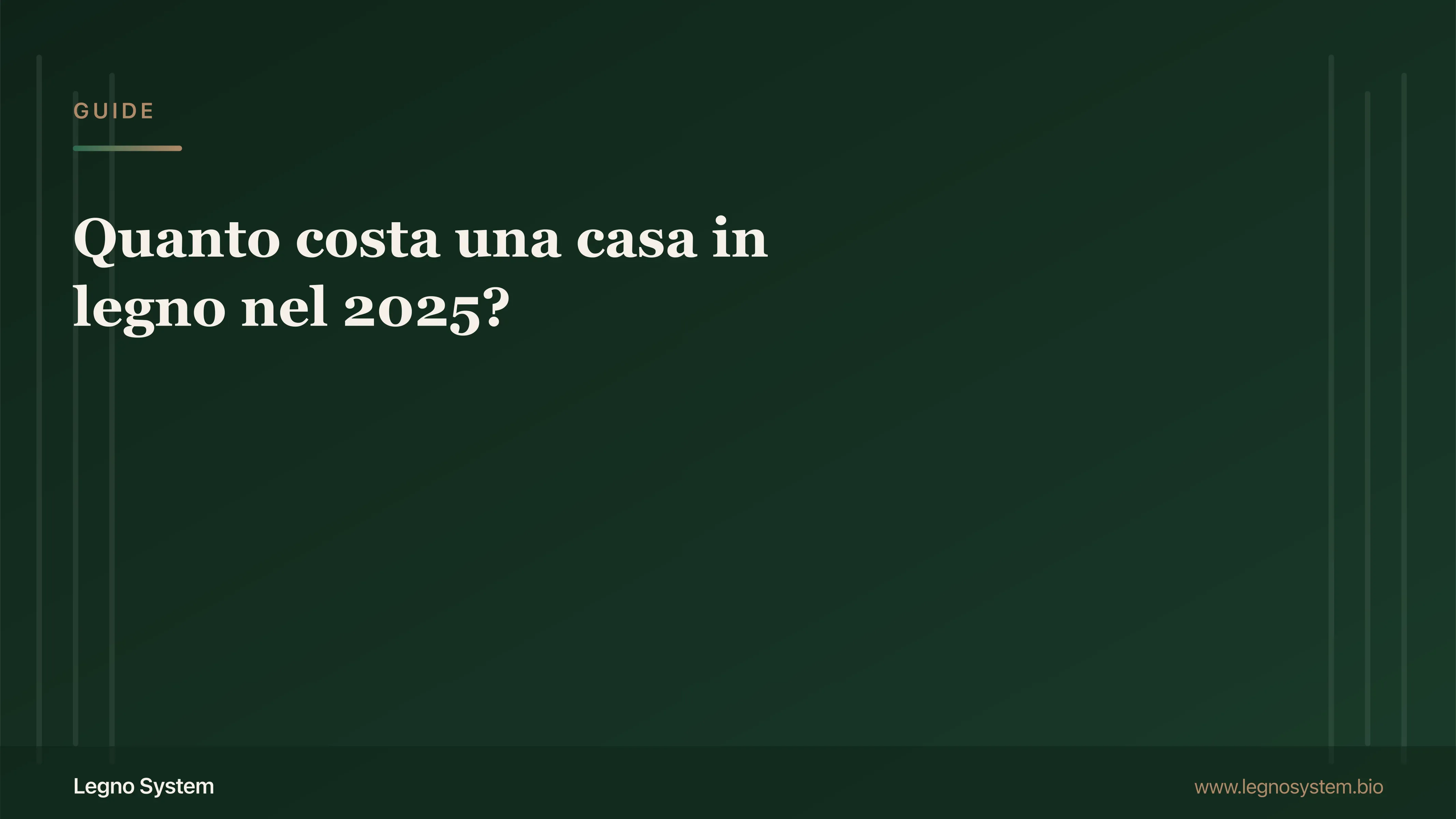 Casa in legno X-LAM in costruzione — stima costi 2026