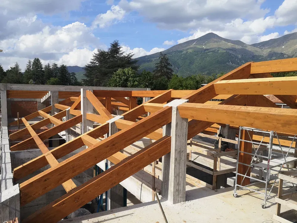 Complesso residenziale "LA MONTANINA" — Legno lamellare — Amatrice (RI) — Legno System (foto 1 di 1)